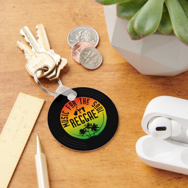 Porte-clés Reggae Music Vinyl Record (Bureau)