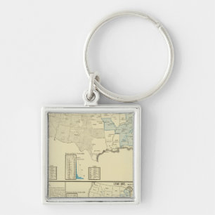 Porte-clés Régions minières de minerai de fer