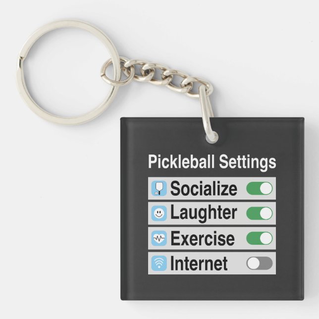Porte-clés Réglages de basket-ball Socialiser Exercice rire (Devant)