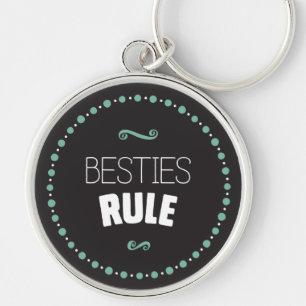 Porte-clés Règle de Besties - noir