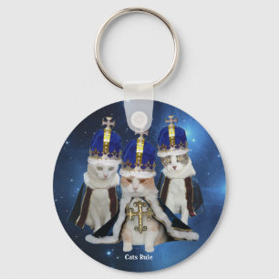 Porte-clés Règle de chats
