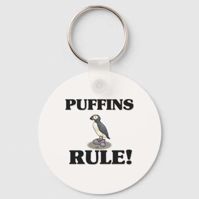Porte-clés Règle PUFFINS ! (Recto)