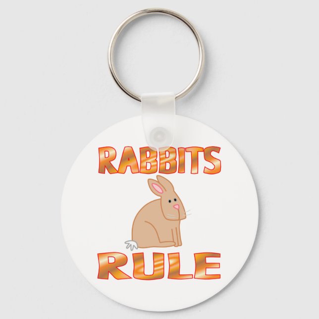 PORTE-CLÉS RÈGLE RABBITS (Recto)