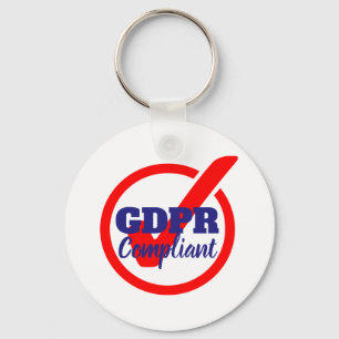 Porte-clés Règlement général conforme de protection des