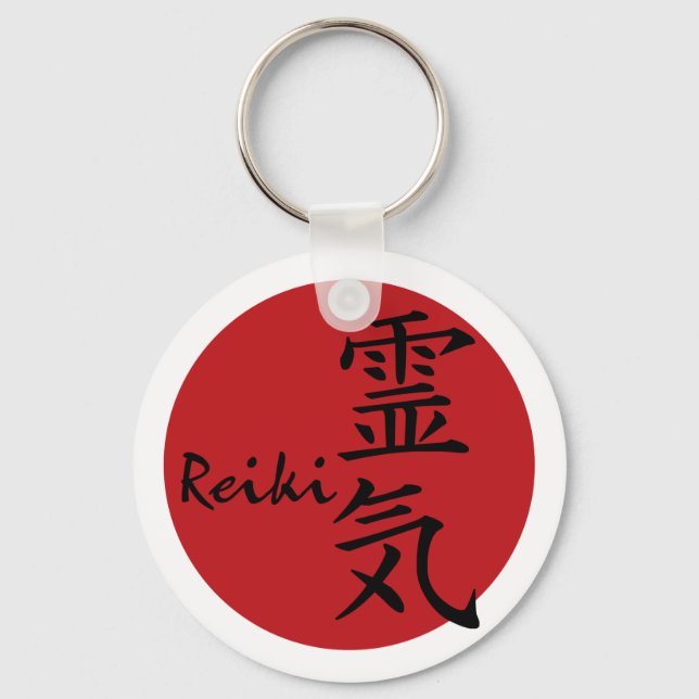 Porte-clés Reiki - rouge (Recto)
