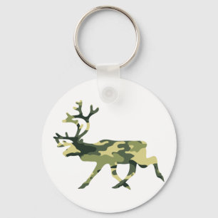 Porte-clés Reindeer / Caribou Woodland Camouflage / Camo