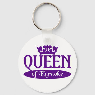 Porte-clés Reine de porte - clé de karaoke