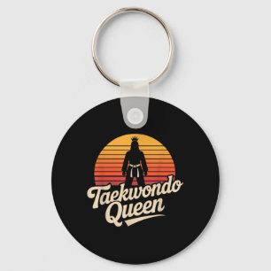 Porte-clés Reine drôle de Taekwondo