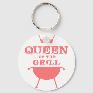 Porte-clés Reine Du Grill, Rose