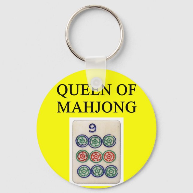 Porte-clés reine MAHJONG (Recto)
