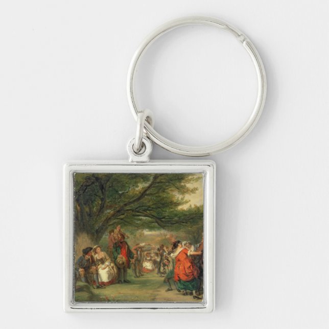 Porte-clés Réjoissances de village (Devant)