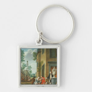 Porte-clés Réjoissances de villageois