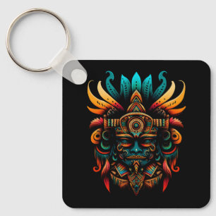 Porte-clés Religion Aztèque Dieu Tlaloc Mythologie maya Deity