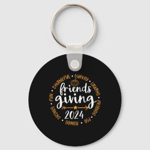 Porte-clés Remerciements Amis Thanksgiving 2024 Friendsgiving