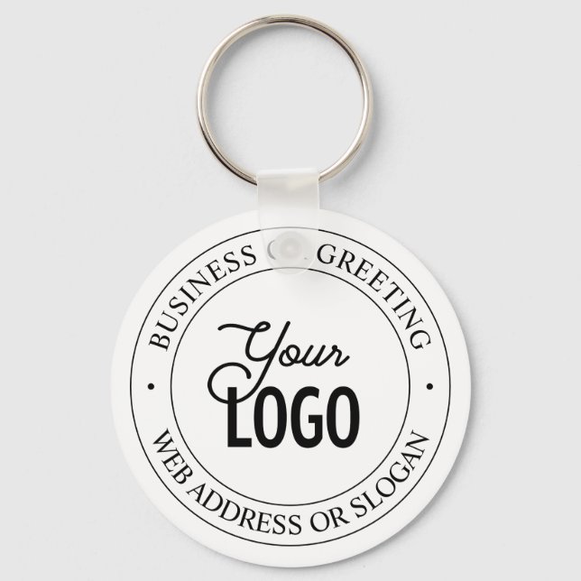 Porte-clés Remplacement et personnalisation faciles du logo | (Recto)