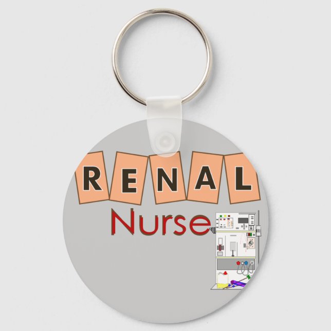 Porte-clés Renal Nurse Fresenius Machine Design (Recto)