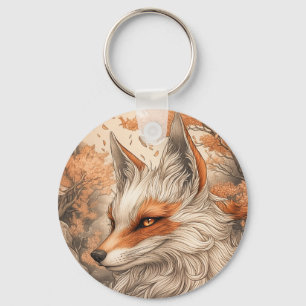 Porte-clés Renard japonais Kitsune