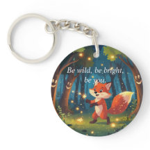 Porte-clés Renard Magique Mignon