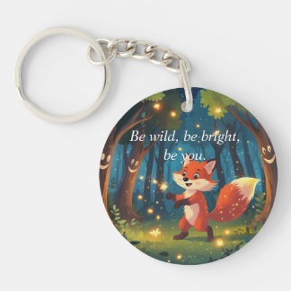 Porte-clés Renard Magique Mignon