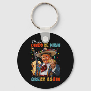 Porte-clés Rendez Cinco De Mayo Great Again Trump Guitare Tac