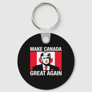 Porte-clés Rendre le Canada à nouveau grand drapeau canadien 