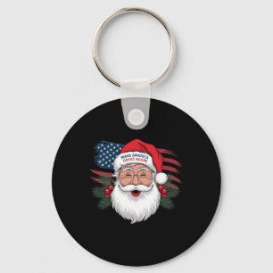 Porte-clés Rendre un Noël merveilleux à Noël Noël Noël Trump
