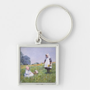 Porte-clés Renoncules et marguerites