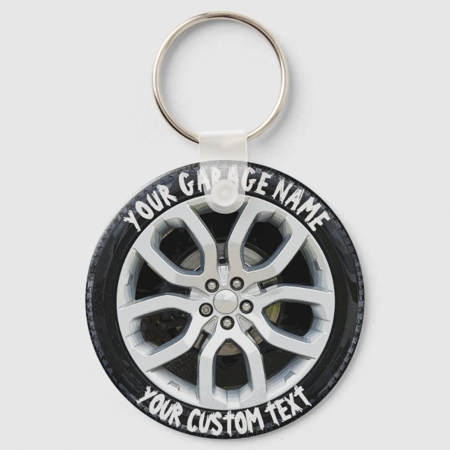 Porte-clés Réparation du service de voiture Garage Propriétai (Recto)