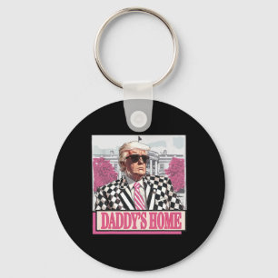 Porte-clés Reprenez l'Amérique Daddy's Home Funny Pink Donald