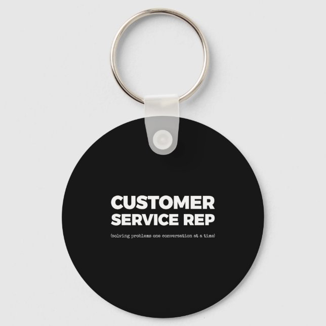 Porte-clés Représentant de service Er (résolution de problème (Recto)
