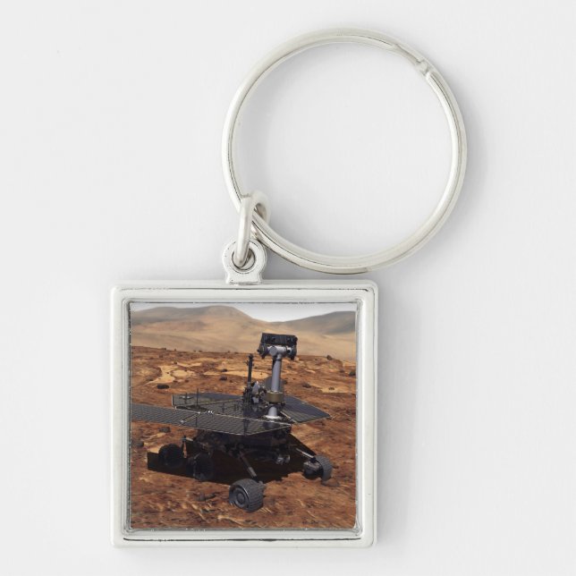 Porte-clés Représentation artistique de Mars Rover 2 (Devant)