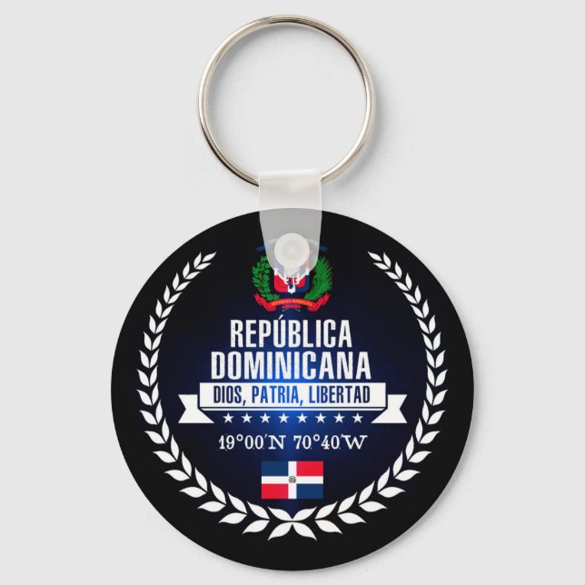 Porte-clés République dominicaine (Recto)