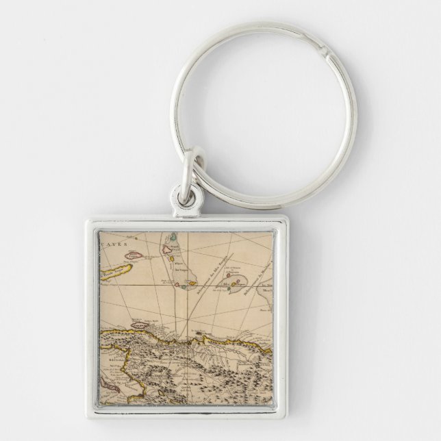 Porte-clés République dominicaine, Haïti, Antilles (Devant)