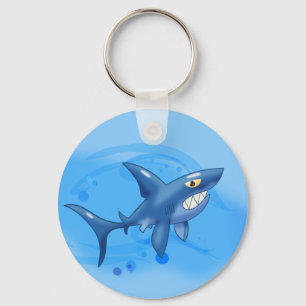 Porte-clés Requin caricature cool