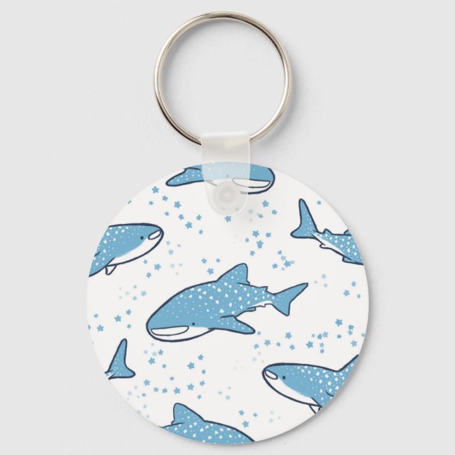 Porte-clés Requin de baleine étoilée (léger) (Recto)