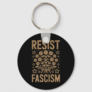 Porte-clés Résister à la protestation contre le fascisme Trum
