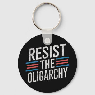 Porte-clés Résister À L'Oligarchie Anti Trump 2