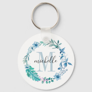 Porte-clés Ressort floral personnalisable