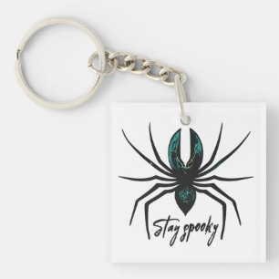 Porte-clés Restez Éffrayant Halloween Spider