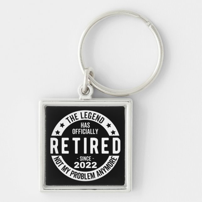Porte-clés Retired (Devant)