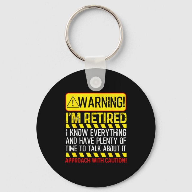 Porte-clés Retirement Novelty For Men Women Dad Grandpa Retir (Recto)