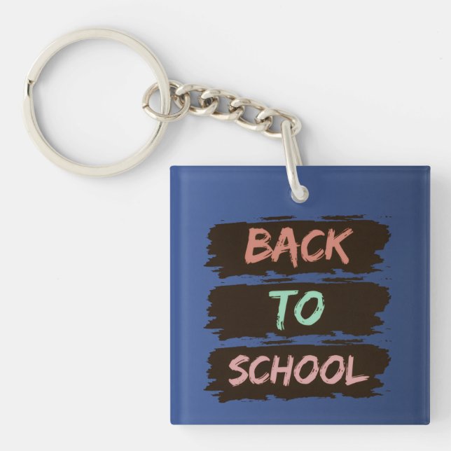 Porte-clés Retour à l'école (Devant)