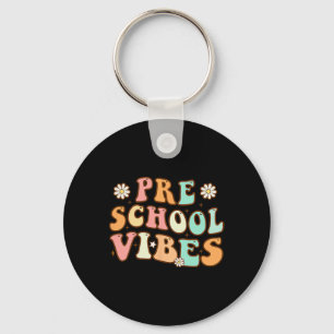 Porte-clés Retour à l'école Préscolaire Vibes Rétro Enseignan