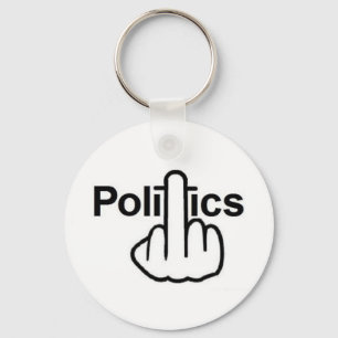 Porte-clés Retournement de la politique porte - clé