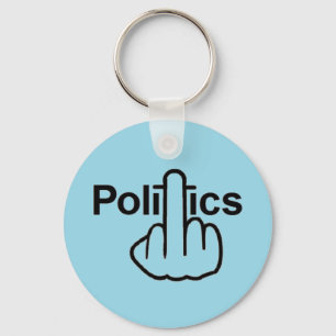 Porte-clés Retournement de la politique porte - clé