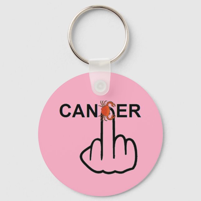 Porte-clés Retourner du cancer porte - clé (Recto)