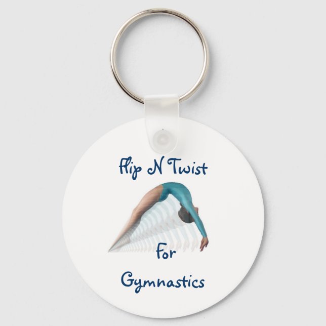 Porte-clés Retourner N Twist, Pour La Gymnastique (Recto)