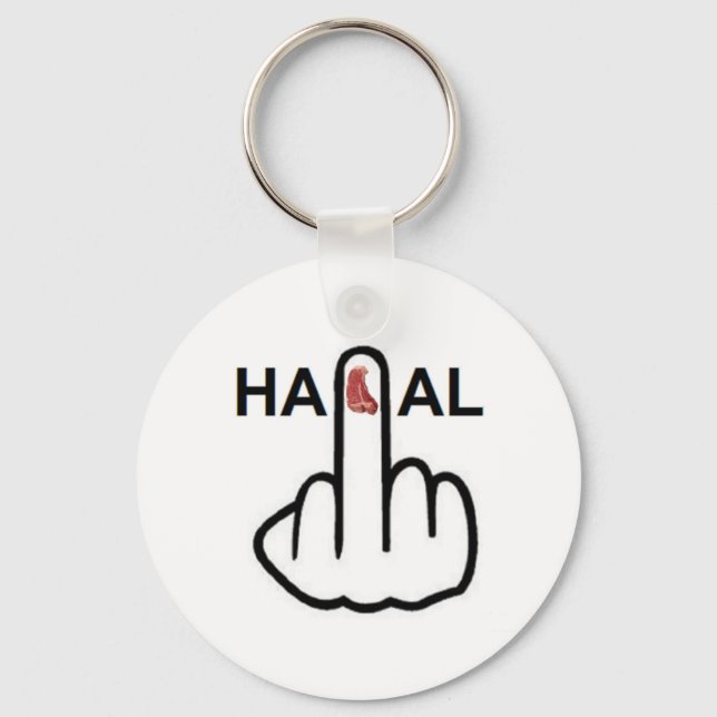 Porte-clés Retourner porte - clé Halal (Recto)