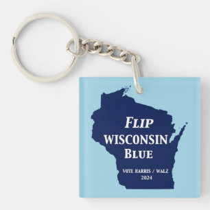 Porte-clés Retourner Wisconsin Blue en 2024