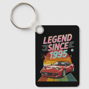 Porte-clés Retro 1995 Légende - Voiture classique Cadeau d'an